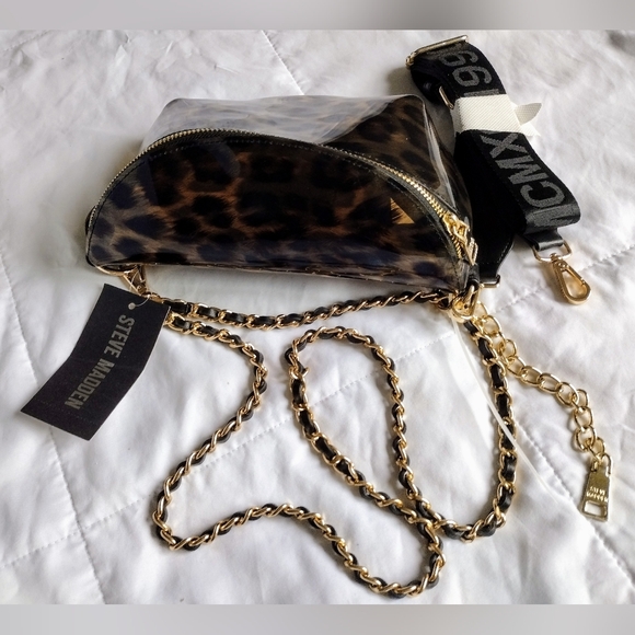 Steve Madden Leopard Print Crossbody Bag - Picture 5 of 16